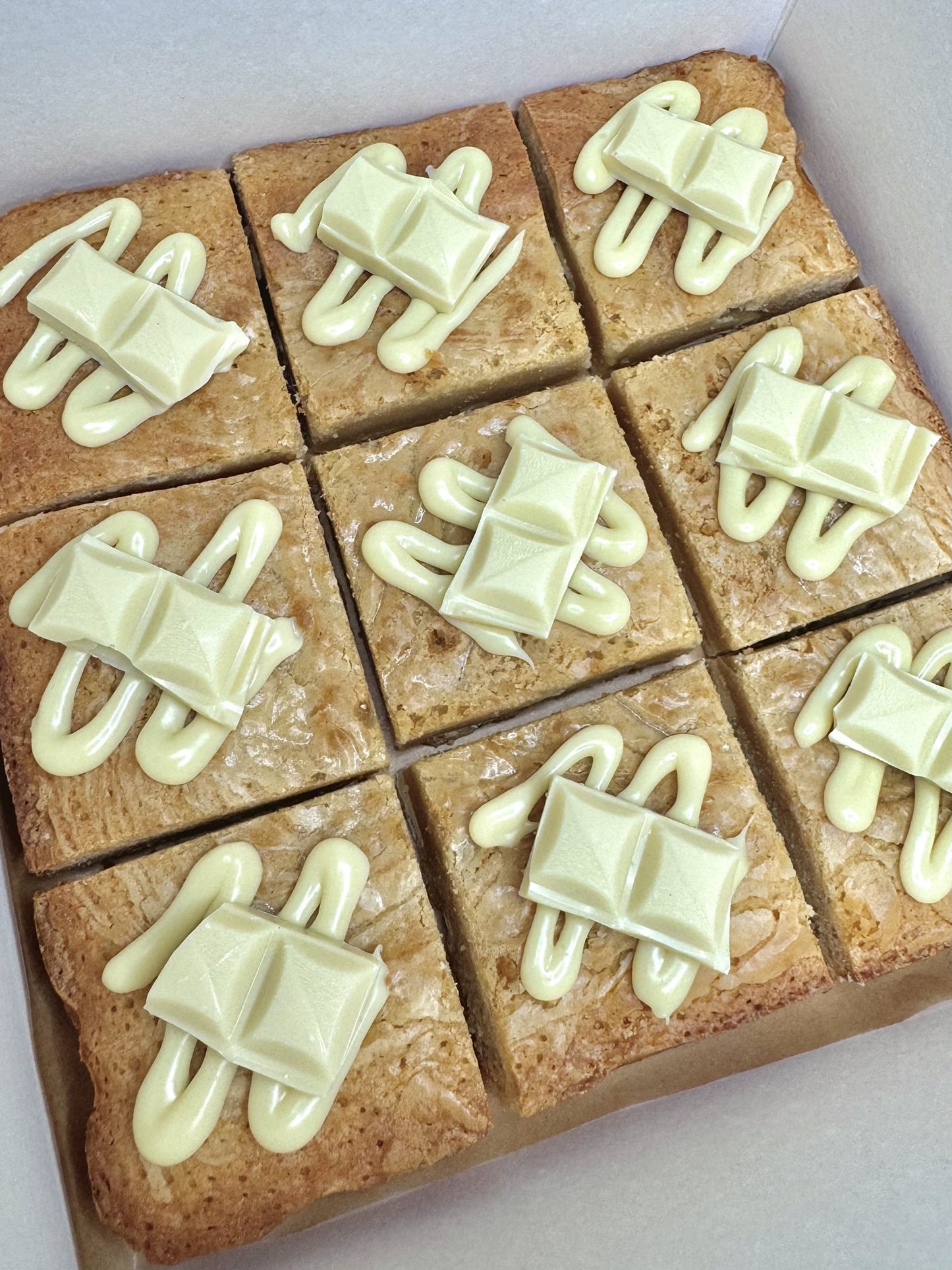 White Chocolate Blondie