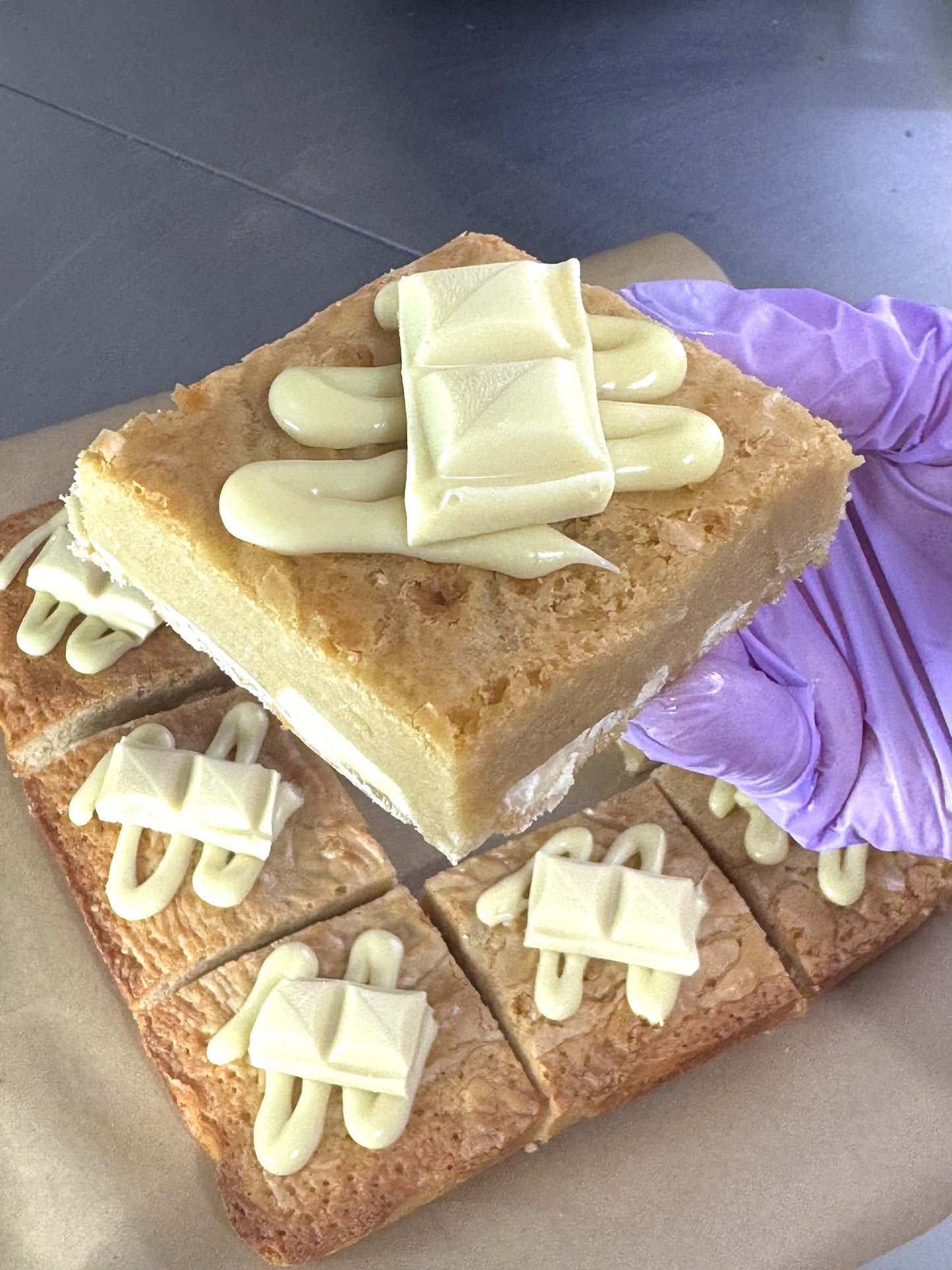 White Chocolate Blondie