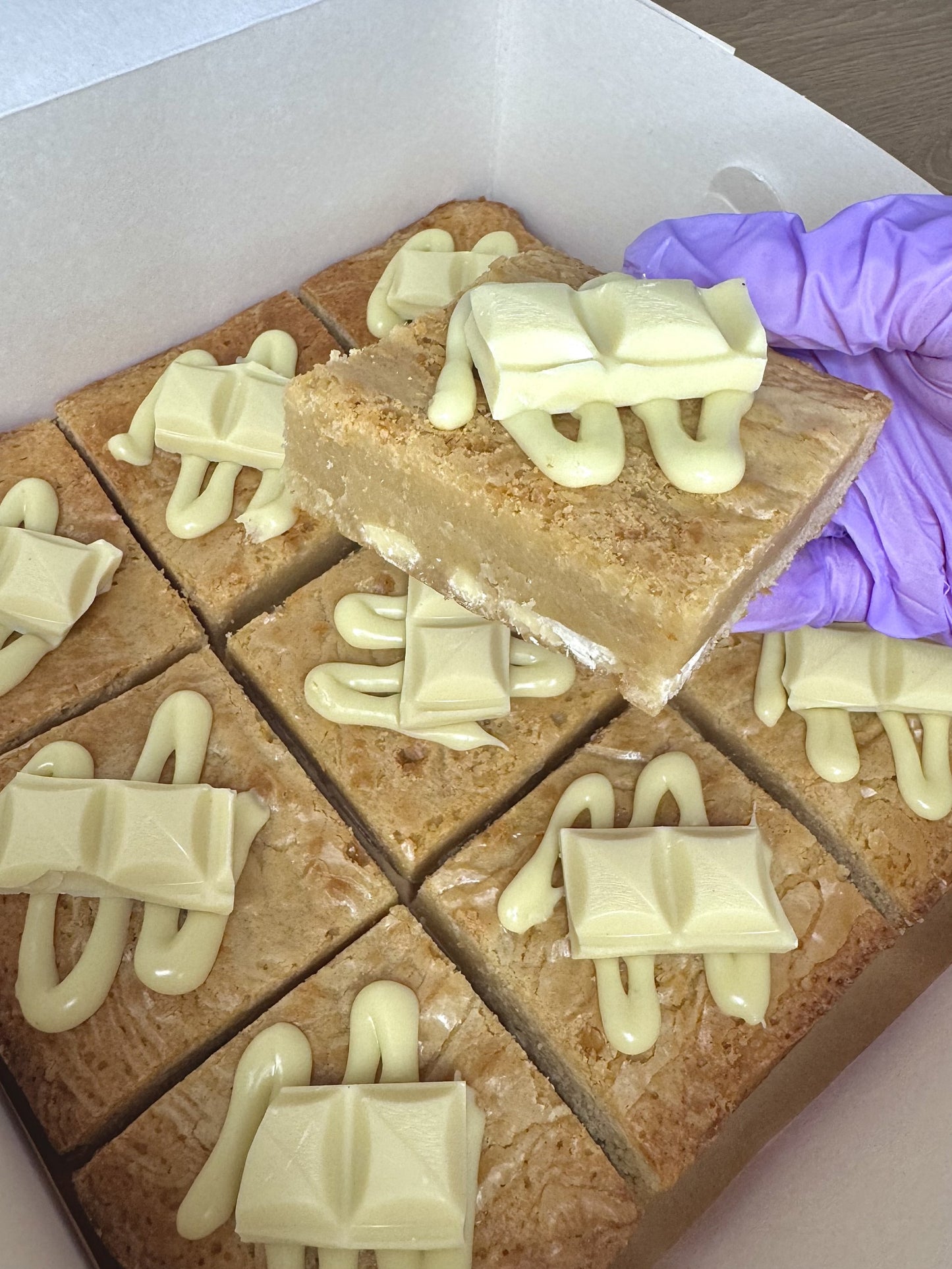 White Chocolate Blondie